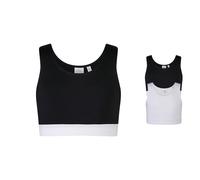 SM236 SF Minni Kinder modisches Top Kurz Black 9-10 Jahre