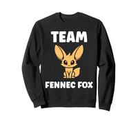 Small Funny Fennec Fox Canids Simple Team Fennec Fox Sweatshirt