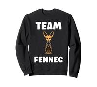 Small Funny Fennec Fox Canids Simple Team Fennec Sweatshirt