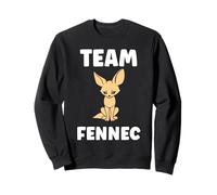 Small Funny Fennec Fox Canids Simple Team Fennec Sweatshirt