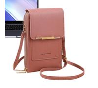 Small Sling Purse - Touchscreen PU Leather Phone Bag with Card Slot and Zipper Pocket, Stylish Mobile Key Pouch for Women, Lady Mother for Money Lipstick Shopping, Lightweight Shoulder Style