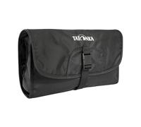 Tatonka Small Travelcare Kulturbeutel - Flache Waschtasche zum Aufhängen mit Fächern und Spiegel - 25 x 17 x 4 cm (Black)