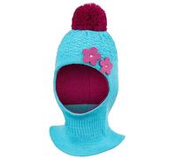 Smarilla Mädchen Wintermütze Schalmütze Schlauchmütze Strickmütze, Farbe: Türkis-Fuchsia