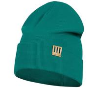 Smarilla Mütze Junge Kinder Beanie Herren gerippt, Größe: 50-52, Farbe: Smaragdgrün