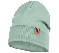 Smarilla Mütze Junge Kinder Beanie Herren gerippt, Größe: 54-56, Farbe: Mintgrün