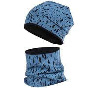Smarilla Wintermütze + Schlauchschal Winterset Beanie Snood Fleece