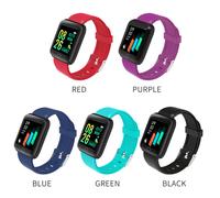 Smart-Armband mit 1,44-Zoll-TFT-Bildschirm, Uhr, Herzfrequenz-, Blutdruck- und Blutsauerstoffüberwachung, Multi-Sport-Modus, BT-Uhr, IP67 w