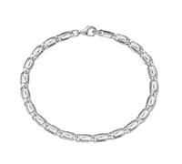 Armband SMART JEWEL "S-Panzerkette, massiv, Silber 925" Gr. 21, silber, Armbänder, Herren, 21cm, Silber 925 (Sterlingsilber), Armband (29112860-21) silber