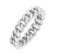 Fingerring SMART JEWEL "Panzerkettenoptik, Silber 925" Gr. 52, silber, Fingerringe, Damen, 52, Silber 925 (Sterlingsilber), Fingerring (44175765-52) silber