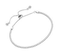 Smart Jewel Armband Tennisarmband, Silber 925 Weiss Damen