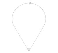 Smart Jewel Collier Collier Herz mit weißen Zirkoniasteinen, Silber 925