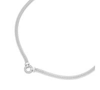 Collier SMART JEWEL "elegant mit Zirkonia, Silber 925", weiß, Halsketten, Damen, 45cm, Silber 925 (Sterlingsilber), Collier (12463531-0) weiß