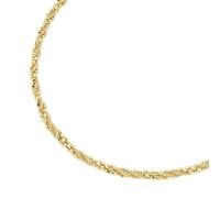 Smart Jewel - Collier Fantasiekette, gedreht, Silber 925 Ketten Gold Damen