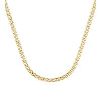 Kette ohne Anhänger FIRETTI "Schmuck Geschenk Silber 925 Halsschmuck Halskette Gliederkette" Halsketten Gr. Silber 925 (Sterlingsilber), Länge: 45 cm Breite: 1,4 mm, gelb (gelbgoldfarben) Damen (94379225-0) gelbgoldfarben