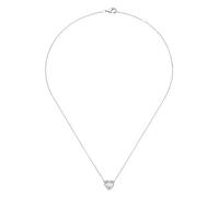 Smart Jewel Collier Herz mit weißen Zirkoniasteinen, Silber 925