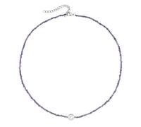 Collier LADY, silber (silber 925), Halsketten, Damen, 45, Silber 925 (Sterlingsilber), L: 45cm (54910441-0) silber 925