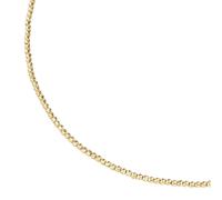 SMART JEWEL® Collier mit facettierten Kugeln, Silber 925, gold gold
