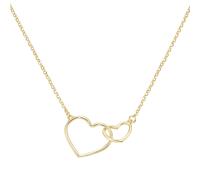 Smart Jewel Collier mit Herzen, Gold 925 Damen