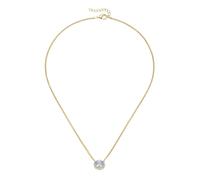 Smart Jewel Collier Collier mit weißen und hellblauem Zirkonia, Silber 925