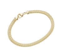 Armband SMART JEWEL "Mesh-Optik, Silber 925" Armbänder Gr. 19 cm, Silber 925 (Sterlingsilber), goldfarben (gold) Smart Jewel (23209541-0)
