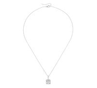Kette mit Anhänger SMART JEWEL "Anhänger m. Zirkonia, Silber 925/-", weiß, Halsketten, Damen, 45cm, Silber 925 (Sterlingsilber) (84387648-0) weiß