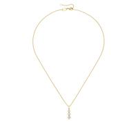 Kette mit Anhänger SMART JEWEL "Anhänger mit Zirkonia, Silber 925", gold, Halsketten, Damen, 45cm, Silber 925 (Sterlingsilber) (84091363-0) gold
