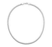 Smart Jewel Kette Fantasiekette 4-kant diamantiert, massiv, Silber 925 60 cm