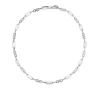 Silberkette SMART JEWEL "Fantasiekette, massiv, Silber 925" Gr. 50, silber, Halsketten, Herren, 50cm, Silber 925 (Sterlingsilber), Silberkette (60496015-50) silber