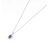 Smart Jewel Ketten Schmuck Damen Blau