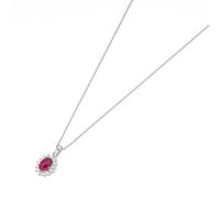 Smart Jewel Ketten Halskette Damen Rot