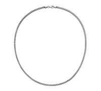 Smart Jewel Kette Kette Fantasiekette 4-kant antik, massiv, Silber 925