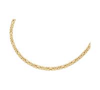 Smart Jewel Kette Königskette, massiv, Silber 925 vergoldet 60 cm Damen