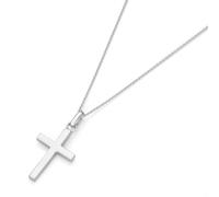 Smart Jewel Kette Kreuz Anhänger, Silber 925 45 cm Damen