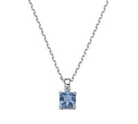 Smart Jewel - Kette lila Zirkonia o. synth. Korund blau o. fuchsia, Silber 925 Ketten 1 ct Blau