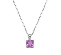 Smart Jewel - Kette lila Zirkonia o. synth. Korund blau o. fuchsia, Silber 925 Ketten 1 ct Violett