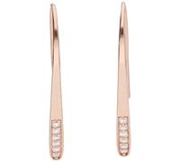 Smart Jewel - Ohrhaken mit Zirkonia, rosé vergoldet, Silber 925 Ohrringe Nude Damen