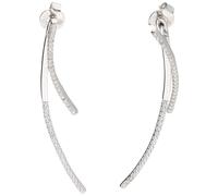 Smart Jewel - Ohrstecker zweiteilig mit Zirkonia, Silber 925 Ohrringe Silber Damen