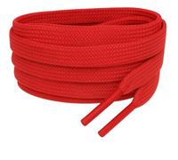 Smart Laces Flache Schnürsenkel, 120 cm, idealer Ersatz für Air Jordans Stiefel, Schnürsenkel, rot, 120cm / 47 Inches Long