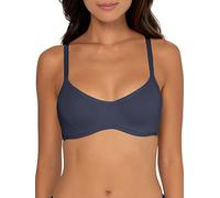 Smart & Sexy Damen Comfort Baumwolle Ungefütterter Bügel, Bequeme Größen 75b-106d, Unterhemd BHS BH, Halbtransparent, Marineblaues Highlight, 85E