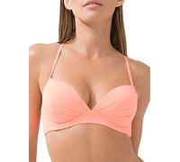 Smart & Sexy Damen Convertible Topswim Swim Cabrio Push Up Parte Superiorswim Secret Bikini, Peach Luster, 80B