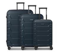 Smartbox Edition 01 4 Rollen Kofferset 3-teilig mit Dehnfalte blau