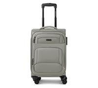 Trolley SMARTBOX "Edition 04 4 Rollen Kabinentrolley 55 cm mit Dehnfalte", Gr. 41 l, grau, Polyester, Koffer (52626206-0) grau