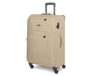 SMARTBOX großer Weichgepäck Check-in Koffer für Damen & Herren | Großer XL Trolley 46 x 31 x 78 cm | 4 Rollen & Zahlenschloss | erweiterbar mit Dehnfalte | leichte 3,6 kg (Edition 04)
