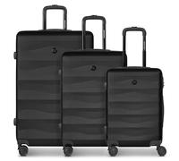 Smartbox Hartschalen Koffer-Set 3-teilig für Damen & Herren | leichte & stabile Reise-Trolleys aus hochwertigem & robustem ABS-Material | 4-Doppelrollen & Zahlenschloss (Edition 03)