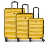Smartbox Hartschalen Koffer-Set 3-teilig für Damen & Herren | leichte & stabile Reise-Trolleys aus hochwertigem & robustem ABS-Material | 4-Doppelrollen & Zahlenschloss (Edition 03)
