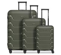 Smartbox Koffer Set 3-teilig Erweiterbar, Hartschalen Reisekoffer Set S M L, Leichtes Polypropylen, 4 Doppelrollen, TSA Schloss, Kofferset für Handgepäck & Check-in (Edition 01)