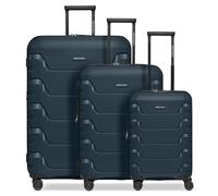 Smartbox Koffer Set 3-teilig Erweiterbar, Hartschalen Reisekoffer Set S M L, Leichtes Polypropylen, 4 Doppelrollen, TSA Schloss, Kofferset für Handgepäck & Check-in (Edition 01)