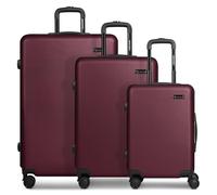 SMARTBOX Kofferset 3-teilig Hartschale ABS 4-Doppelrollen | Edition 05, 3er Set 41/61/101 L, Zahlenschloss, Leichte ABS-Hartschale