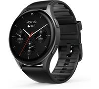 Smartwatch "8900", GPS, AMOLED 46 mm, Telefonfunktion, Alexa, rund, Schwarz - -
