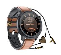 Smartwatch Bluetooth 4.2 Herren Uhr 7 Zifferblattdesigns Schwarz